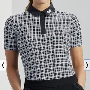 PXG Women's Performance Plaid Polo